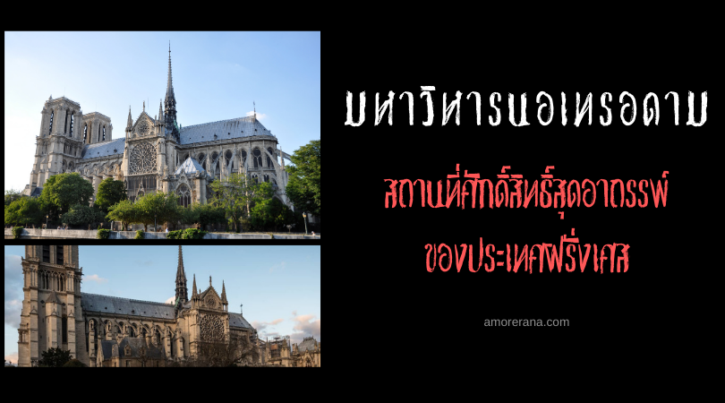 มหาวิหารนอเทรอดาม (Notre Dame Cathedral) สถานที่ศักดิ์สิทธิ์สุดอาถรรพ์ ของประเทศฝรั่งเศส