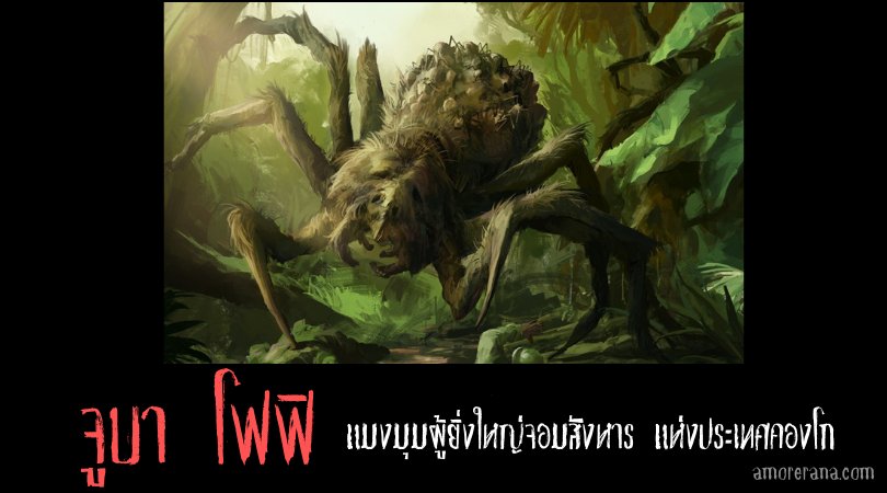 จูบา โฟฟิ (J'Ba Fofi) แมงมุมผู้ยิ่งใหญ่จอมสังหาร แห่งประเทศคองโก