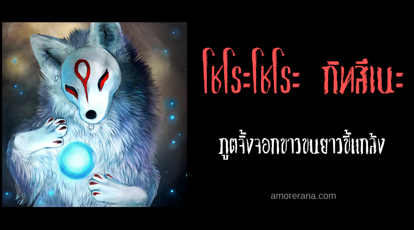 ตำนานผีญี่ปุ่น โชโระโชโระ กิทสึเนะ (Shoroshoro gitsune) ภูตจิ้งจอกขาวขนยาวขี้แกล้ง