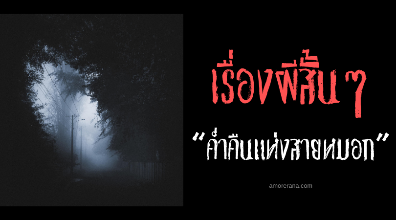 เรื่องผีสั้น ๆ “ค่ำคืนแห่งสายหมอก”
