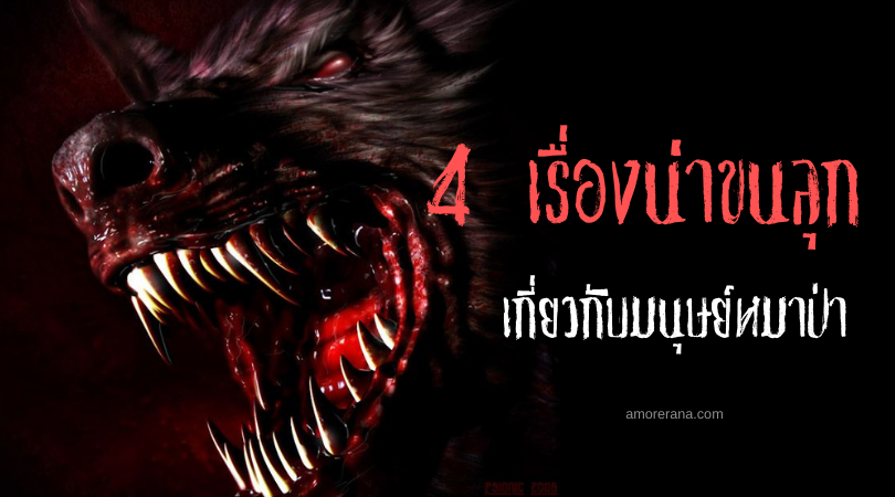 [4 เรื่องน่าขนลุก] ที่คนส่วนใหญ่ไม่รู้เกี่ยวกับมนุษย์หมาป่า