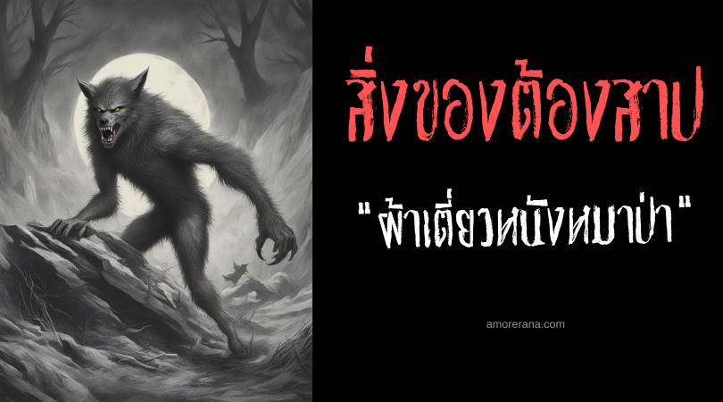 “ผ้าเตี่ยวหนังหมาป่า” พันธสัญญาแห่งความมืด พิธีกรรมกลายร่างเป็นมนุษย์หมาป่า