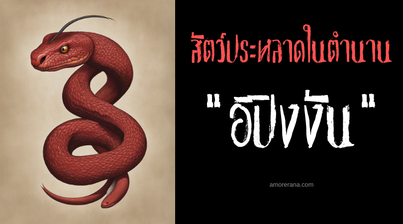 อิปิงงัน (Ibingan) งูสีแดงผู้พิทักษ์ถ้ำ ประเทศฟิลิปปินส์