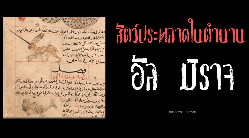 อัล มิราจ (Al Mi’raj) กระต่ายเขาเดียว ตำนานอาหรับ