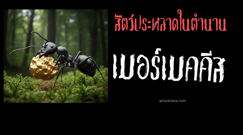 เมอร์เมคคีส (Myrmekes) มดยักษ์นักสะสมทองคำ ตำนานเทพเจ้ากรีก