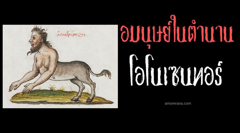โอโนเซนทอร์ (Onocentaur) อมนุษย์ครึ่งลา ตำนานเมโสโปเตเมีย