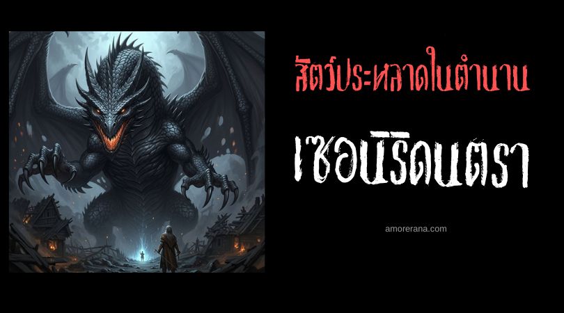 เซอนิริดนตรา (Zirnitra) เทพเจ้ามังกรดำ ตำนานสลาฟ