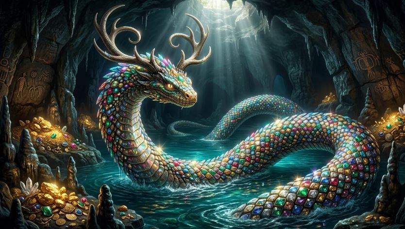 มิซิไจแอนบิก (Misi-ginebig) อสรพิษผู้พิทักษ์ทรัพยากรธรรมชาติ ประเทศสหรับอเมริกาและแคนาดา