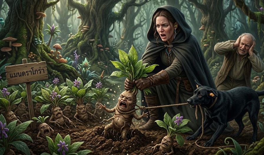 แอลแรน (Alraune) แมนดราโกร่าน้ำเชื้อบุรุษ พืชปริศนาที่มีพลังช่วยให้ตั้งครร