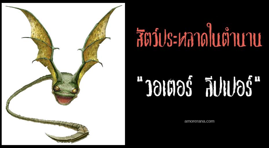 วอเตอร์ ลีปเปอร์ (water leapers) คางคกบินกัดกินเบ็ด แห่งประเทศเวลส์