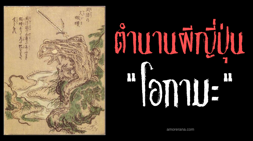 โอกามะ (Ōgama) ภูตคางคกยักษ์พันปี แห่งประเทศญี่ปุ่น