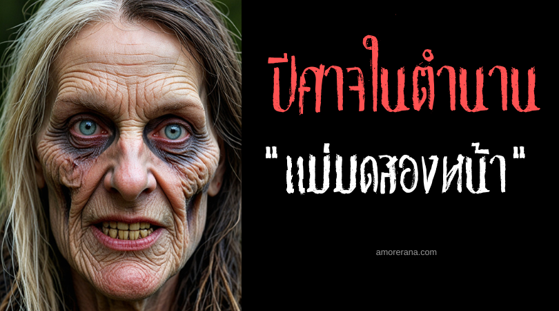 แม่มดสองหน้า (Two Faces Hag) ปีศาจแห่งหนองบึง ประเทศแคนาดา