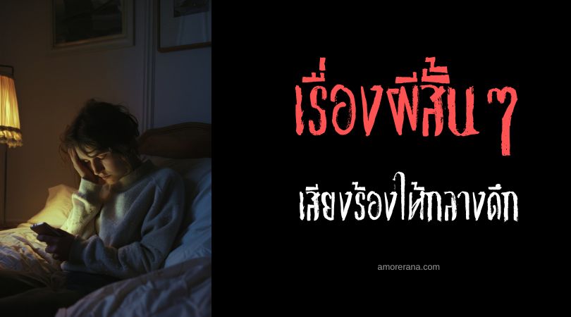 เรื่องผีสั้น ๆ : เสียงร้องไห้กลางดึก