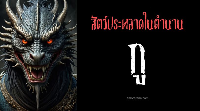 กู (Gu) มังกรหน้ามนุษย์ ประเทศจีน