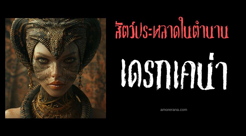 เดรกเคน่า (Drakaina) มังกรครึ่งงู ตำนานเทพเจ้ากรีก