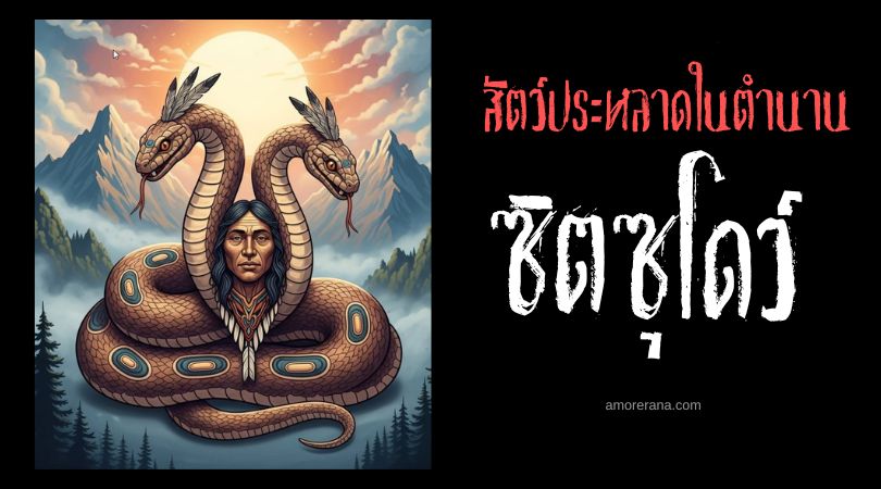 ซิตซุโดว์ (Sisiutl) อสรพิษสองหัวหน้าคน ประเทศสหรัฐอเมริกาและแคนาดา