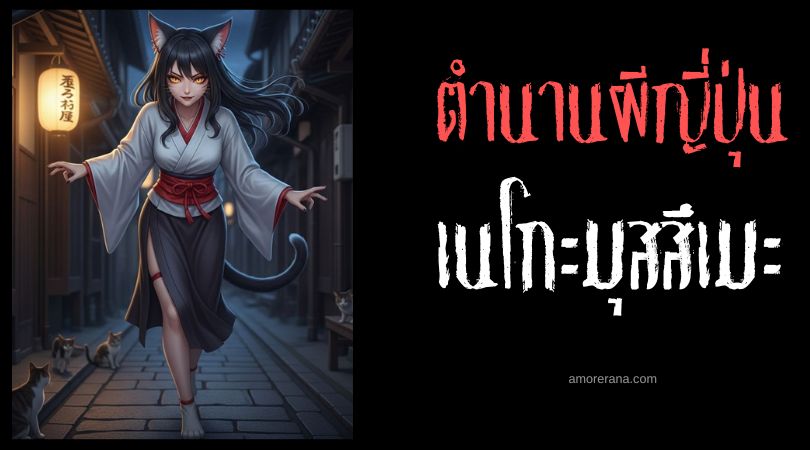 เนโกะมุสสึเมะ (Nekomusume) แมวสาว ประเทศญี่ปุ่น