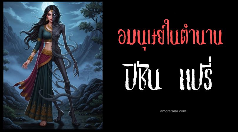 ปิชัน แปรี่ (Pichal peri) อมนุษย์เท้ากลับด้าน ประเทศอินเดียและปากีสถาน