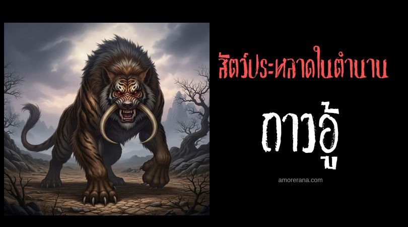 ถาวอู้ (Taowu) พยัคฆ์หน้ามนุษย์ ประเทศจีน