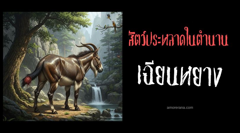 เฉียนหยาง (Qianyang) สัตว์ประหลาดงอกหาง ประเทศจีน