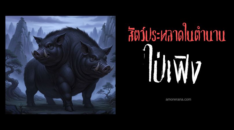 ไป่เฟิง (Baifeng) หมูสองหัว ประเทศจีน